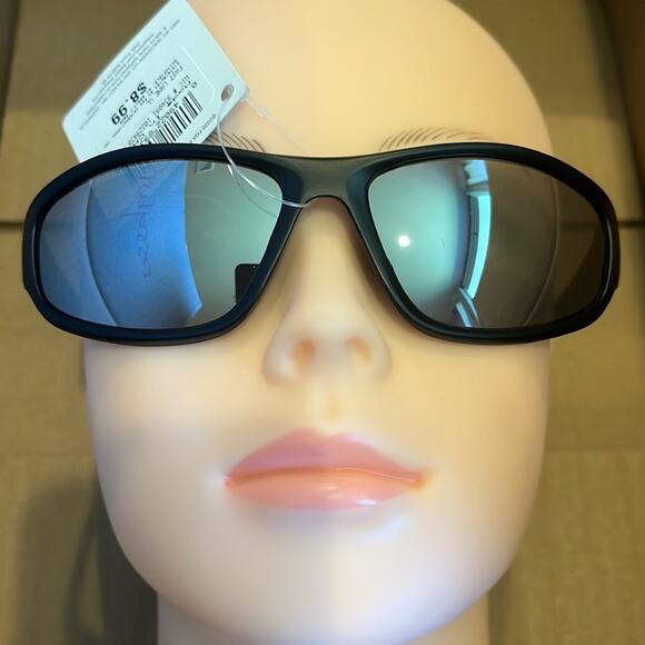 Mirrored Biker Sunglasses Black 100% UVA UVB Protection - Picture 2 of 9